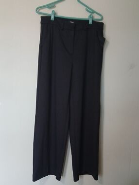 Simply Vera Vera Wang Black Wide-Leg Dress Pants Size 10